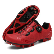 Chaussures rouges de montagne