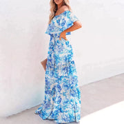 Bleu fleuri