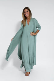Robe + gilet - Vert