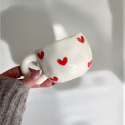 Blanc avec logo en forme de cœur